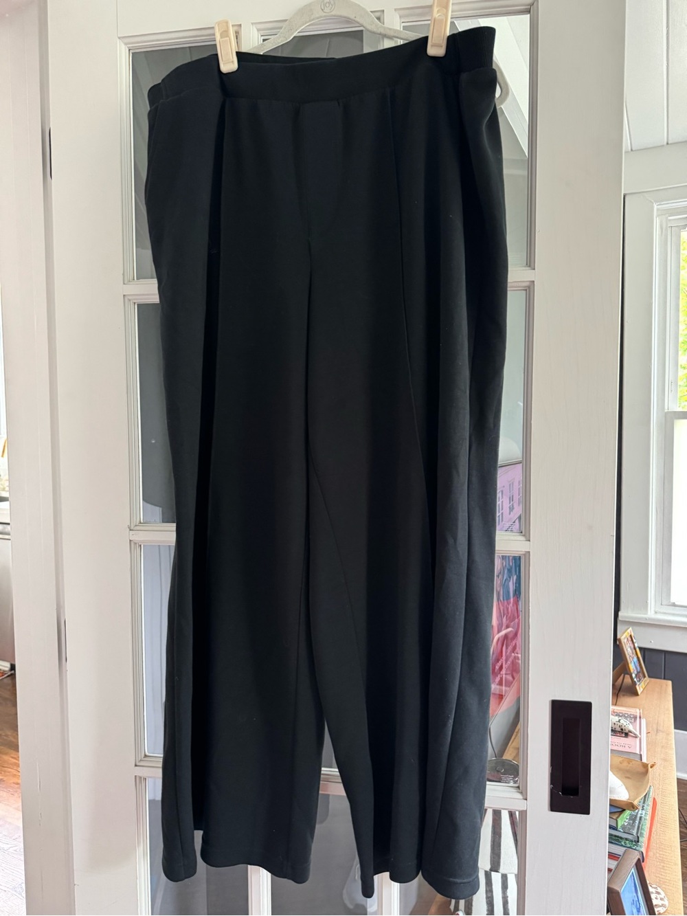 aerie OFFLINE Chillup Trouser Womens Black Wide-Leg Dress Pants